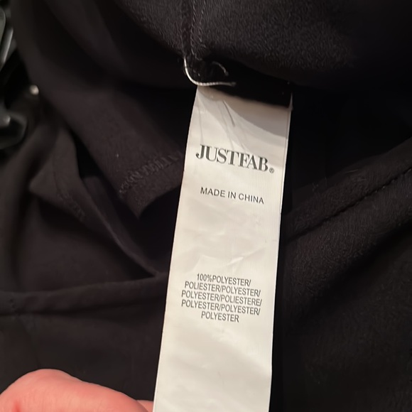 Black Jumpsuit with black tie size 2x - Picture 14 of 14